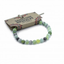 Pulsera de manifestación  Jade oliva - Curación
