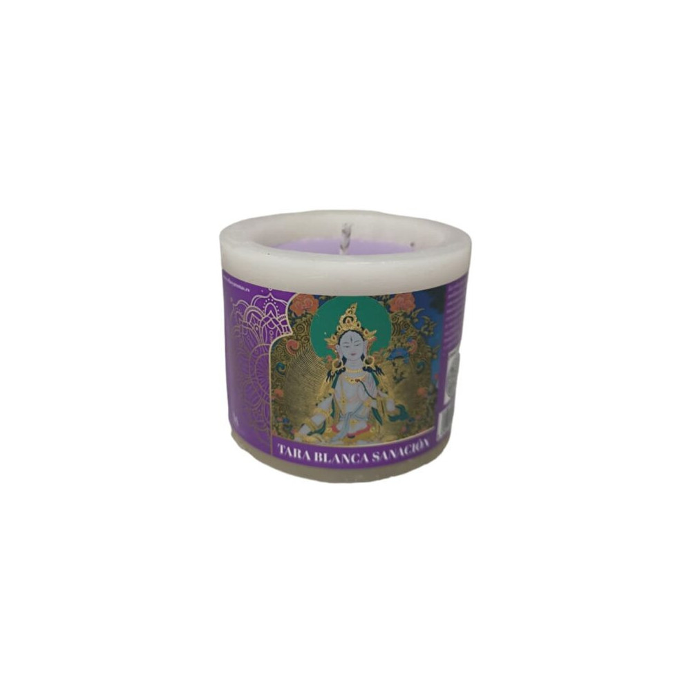 Vela Buda Tara Blanca Sanación