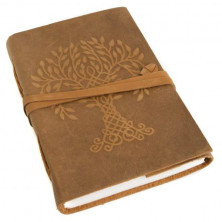 Cuaderno de Espiral de Cuero Hecho a Mano Árbol de la Vida