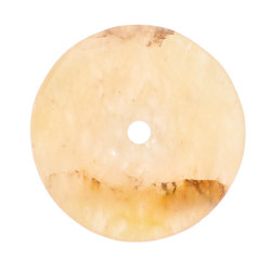 Donut Mediano de Cuarzo Sanador Dorado
