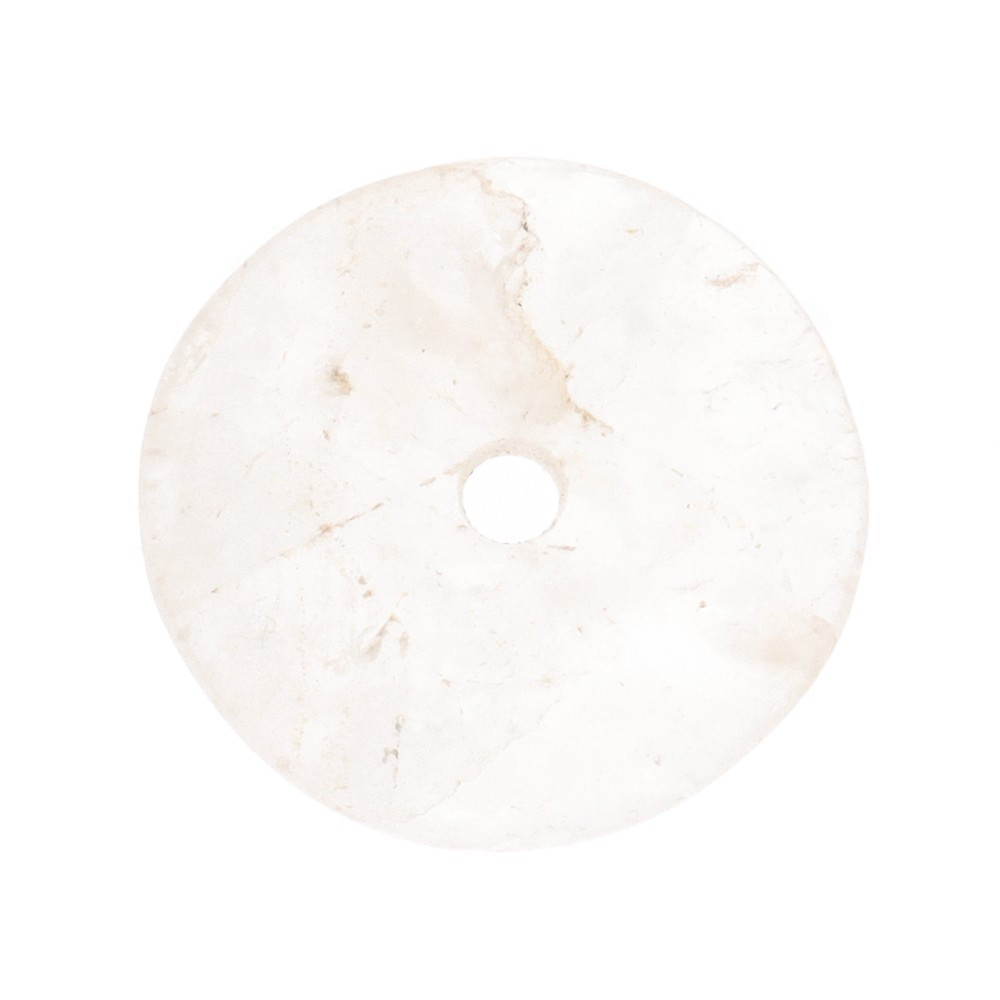Donut Mediano de Cuarzo Blanco