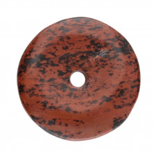 Donut Mediano de Obsidiana Caoba