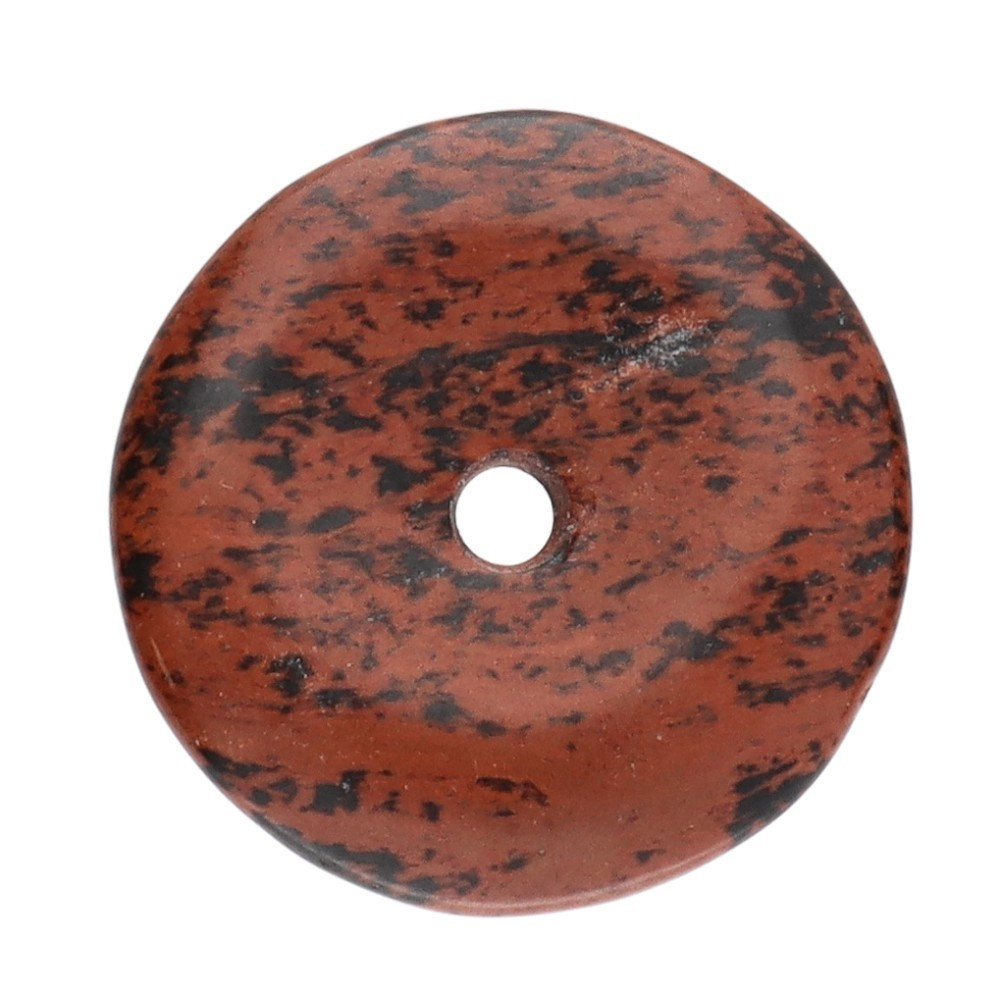 Donut Mediano de Obsidiana Caoba