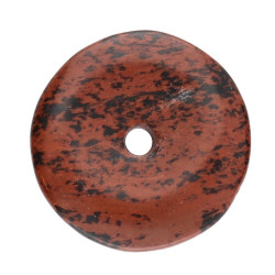 Donut Mediano de Obsidiana Caoba