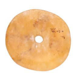 Donut Mediano de Cuarzo Hematoide Naranja