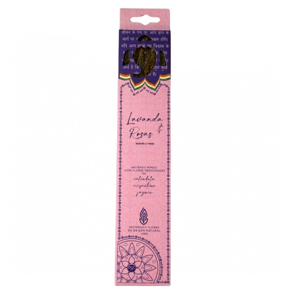 Incienso Orgánico de Lavanda & Rosas