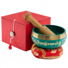 Set de Cuencos Tibetanos Mandala Verde