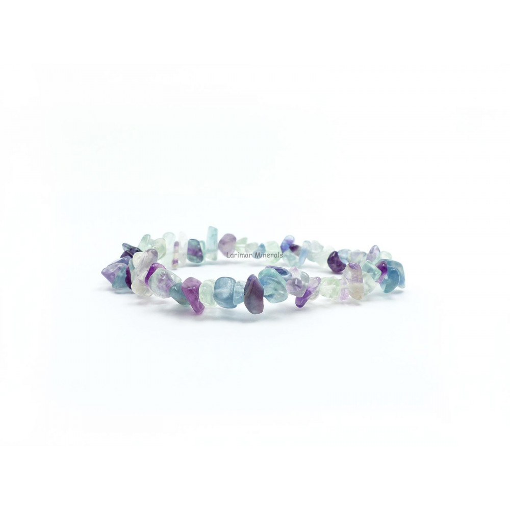 Pulsera Chips Fluorita