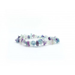 Pulsera Chips Fluorita