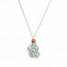 Cuerda para collar piedra preciosa