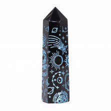 Punta de Obsidiana - Mystic Azul Cielo