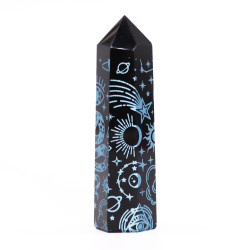 Punta de Obsidiana - Mystic Azul Cielo