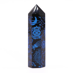 Punta de Obsidiana - Mystic Azul Medianoche