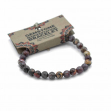 Pulsera de manifestación Piel de leopardo - Coraje