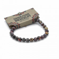 Pulsera de manifestación Piel de leopardo - Coraje