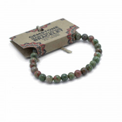 Pulsera de manifestación  Jaspe verde - Crecimiento